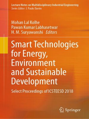 cover image of Smart Technologies for Energy, Environment and Sustainable Development